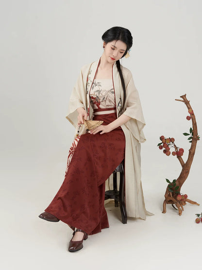 Song Dynasty x Modern Hanfu: Lychee Bliss 荔香晚鹊 (Preorder)