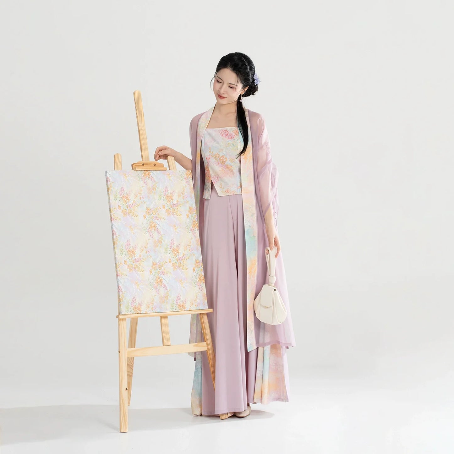 Summer Oil Painting 夏日油画 - Modern Song Dynasty Hanfu Outfit (Preorder)