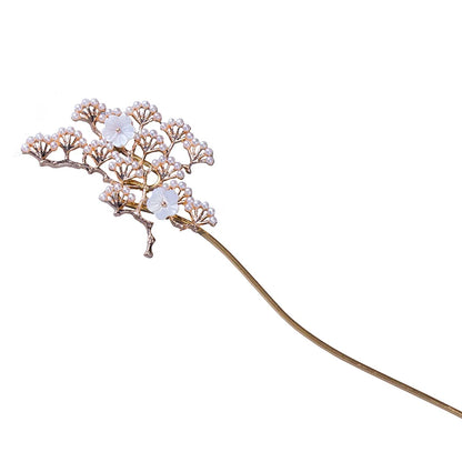 Long Tassels Hair Stick: Cedar