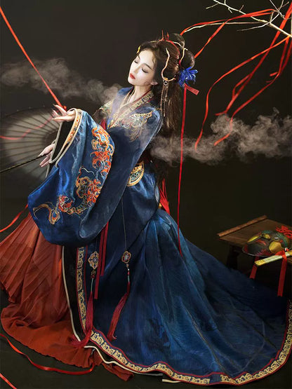 Snake Spirit - Warring States and Han Dynasty Straight Hem Robe