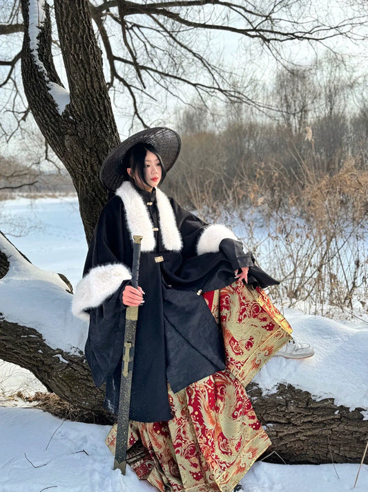 Lady Li - Ming Dynasty Hanfu Coat for Autumn and Winter