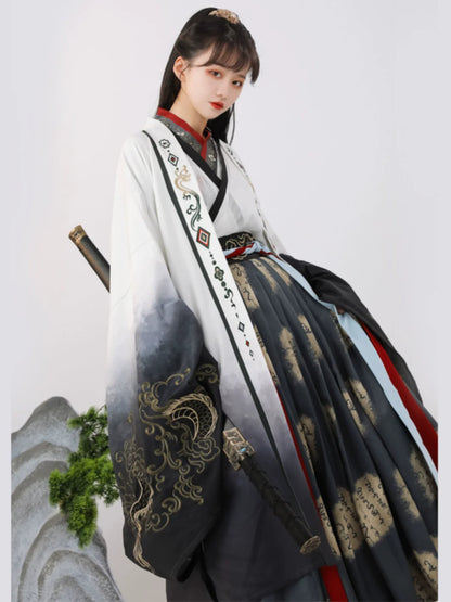 Wei Jin Wuxia Style Qiyao Ruqun - Lin 林