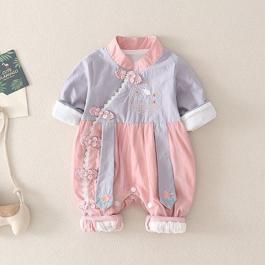 Dream - Cheongsam Style Baby Onesies for Girls