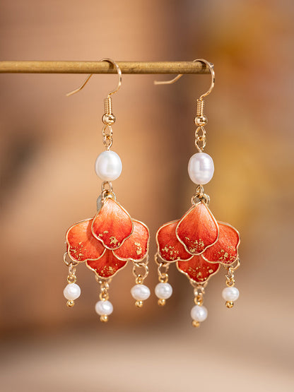 Velvet Chinese Style Earrings
