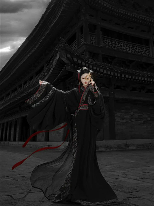 Fallen State - Warring States and Han Dynasty Straight Hem Robe