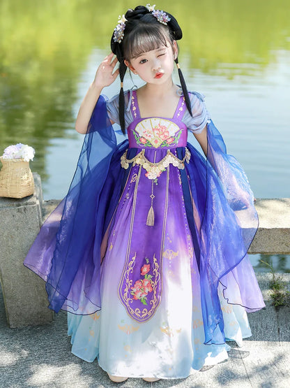 Lady Yu - Tang Dynasty Hanfu Dress, Princess Costume for Girls