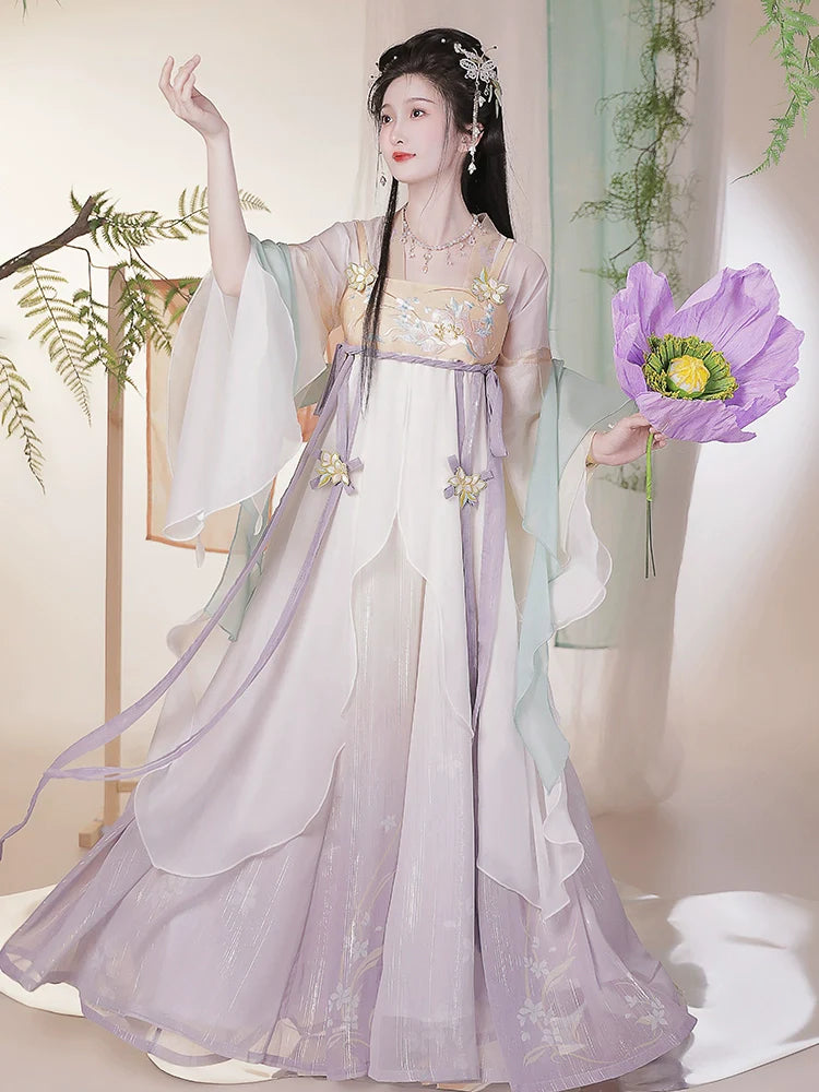 Flower Feather 花羽 - Tang Dynasty Modern Style Qixiong Ruqun