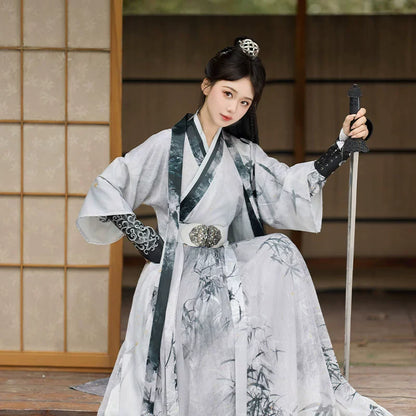 Wei Jin Wuxia Style Qiyao Ruqun - Seeking Tranquility 寻幽