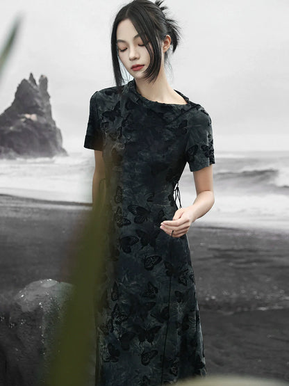 New Chinese Style Tie-dye Dress: Molly