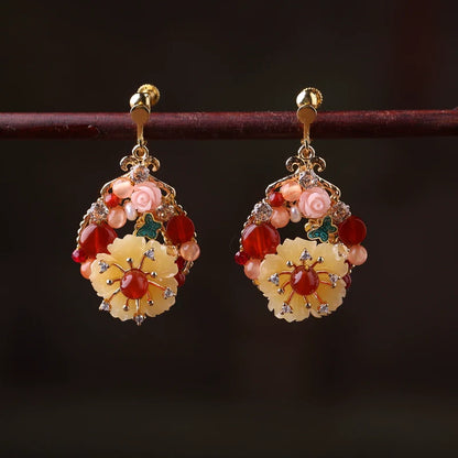 Huaqiu Chinese Style Earrings
