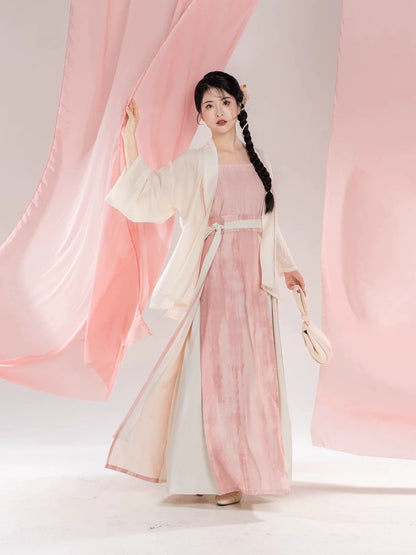 Peach Blossom Yogurt 桃花酪 - Song Dynasty New Chinese Style Outfit (Preorder)