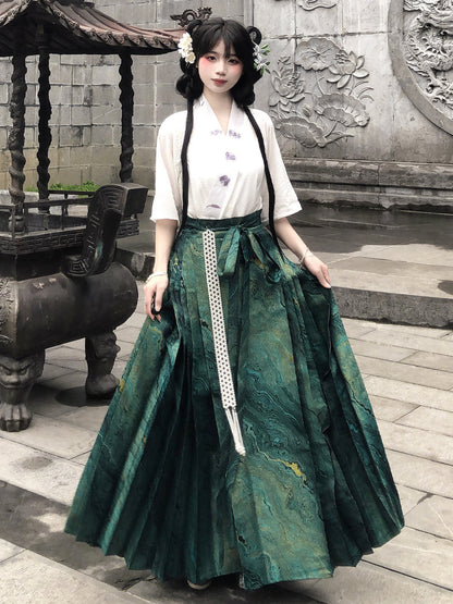 Galaxy 星河 - Plus Size Hanfu Ming Dynasty Mamianqun