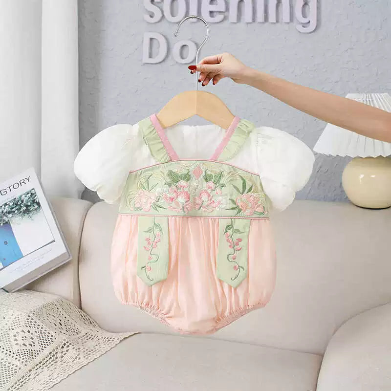 Princess Tang - Chinese Hanfu Style Baby Onesies for Girls