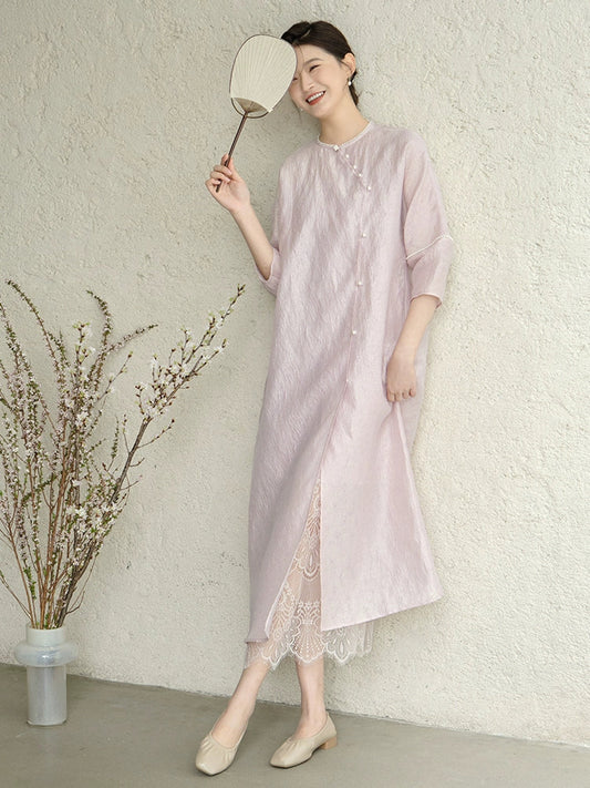 Violaine - New Chinese Style Summer Cheongsam (Preorder)