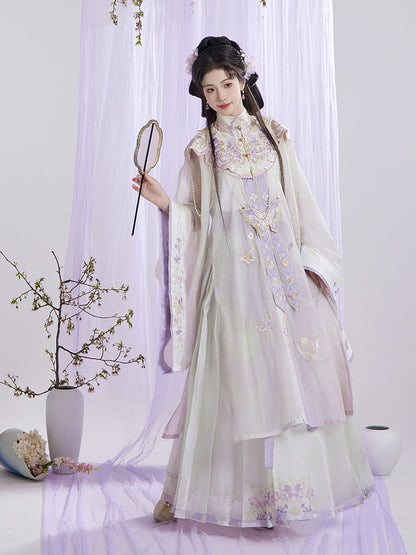 Lifelike 栩栩 - Cloud Collar & Mamianqun Ming Dynasty Hanfu Set