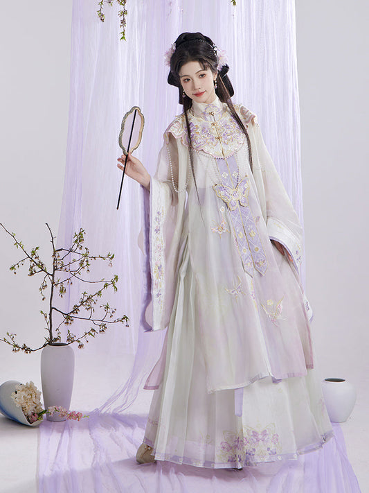 Lifelike 栩栩 - Cloud Collar & Mamianqun Ming Dynasty Hanfu Set