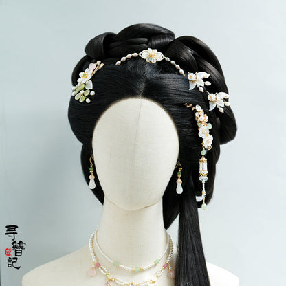 Hair Pin: Shell Leaves