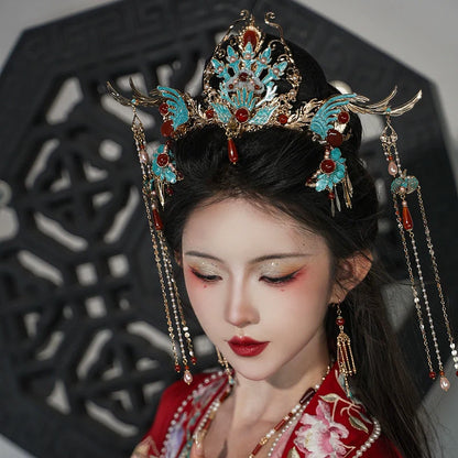 Chinese Wedding Hair Accessories: Magpie Phoenix