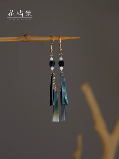 Ancient Shells Chinese Style Earrings