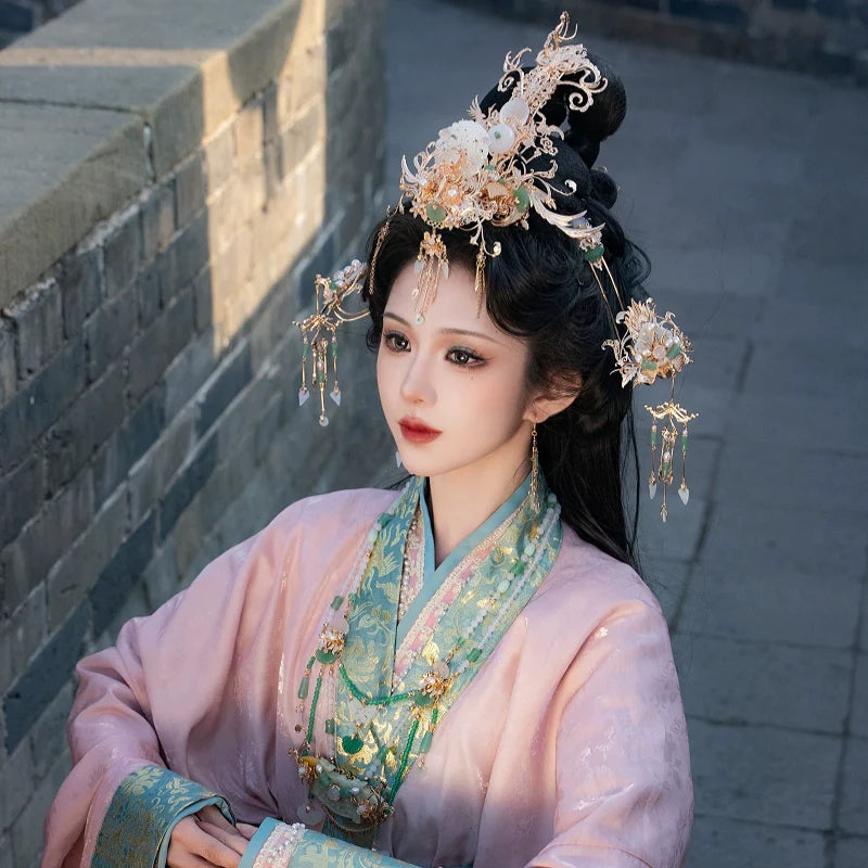 Hanfu Hair Accessories Set: Moon Shadow