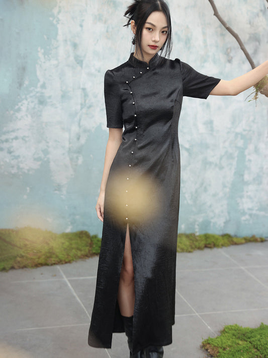 Moissanite - Women's Summer New Chinese Style Cheongsam Dress