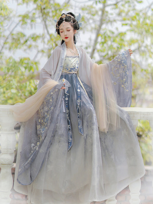 Xiaoxiang  潇湘 - Tang Dynasty Style Hanfu Dress Heziqun