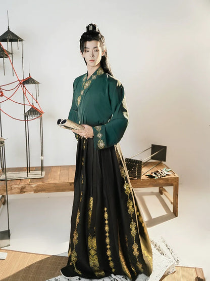 Wei Jin Wuxia Style Qiyao Ruqun - Xuan Ce 玄策