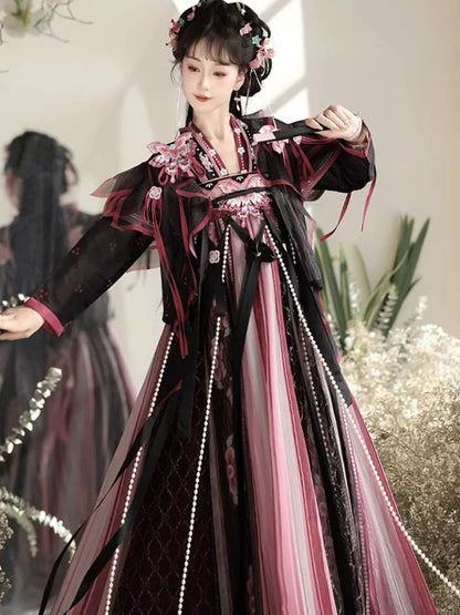 Song of Luo 洛之瑶 - Tang Dynasty Style Qixiong Ruqun