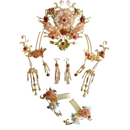 Chinese Wedding Hair Accessories: Happy Love