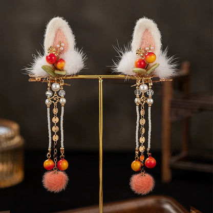 Hair Clips: Kitty