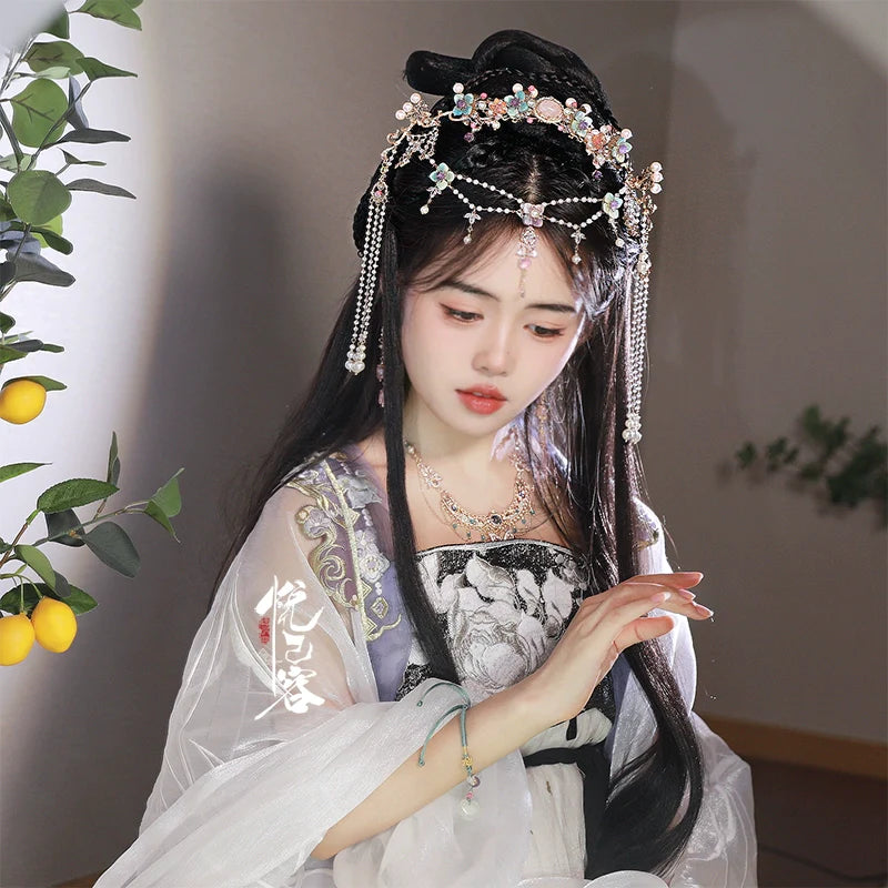 Hanfu Hair Accessories Set: Pond Fairy
