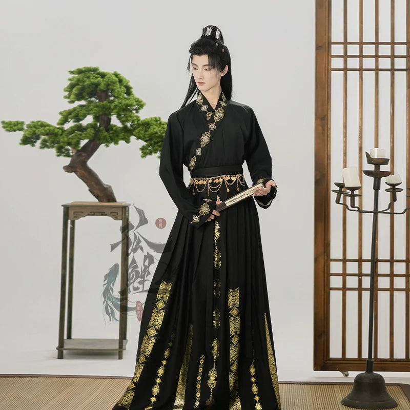 Wei Jin Wuxia Style Qiyao Ruqun - Xuan Ce 玄策