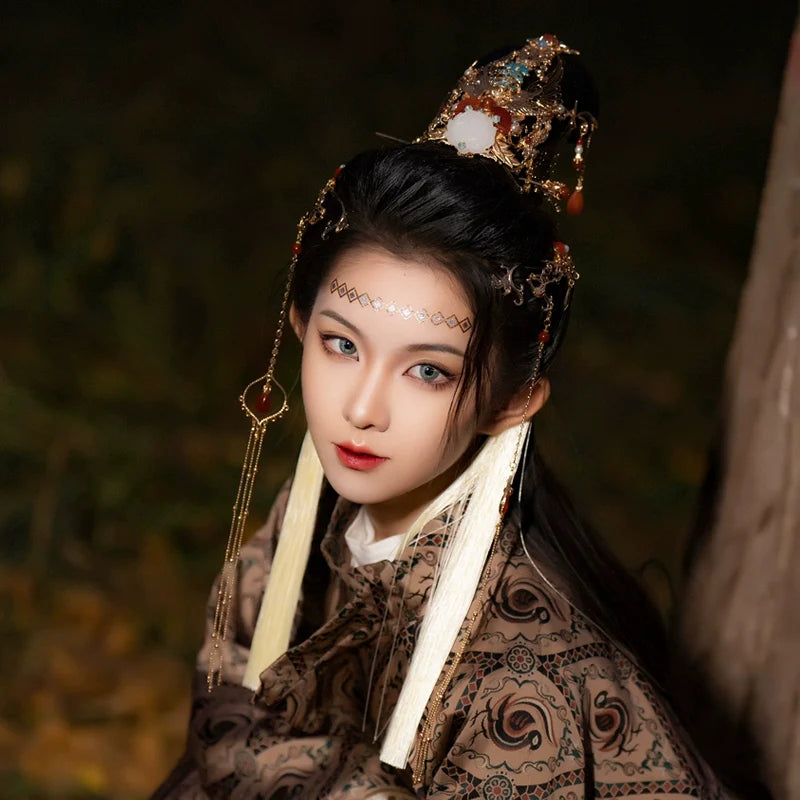 Hanfu Hair Accessories Set: Jiugao