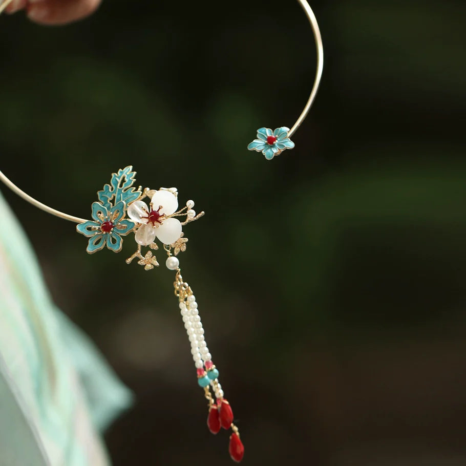 Willow Burnt Chinese Style Necklace