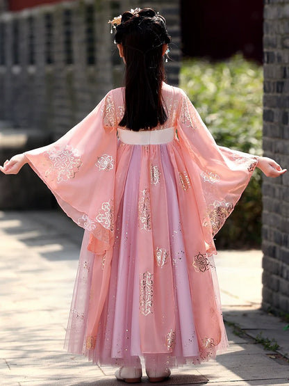 Rosie - Tang Dynasty Hanfu Dress, Princess Costume for Girls