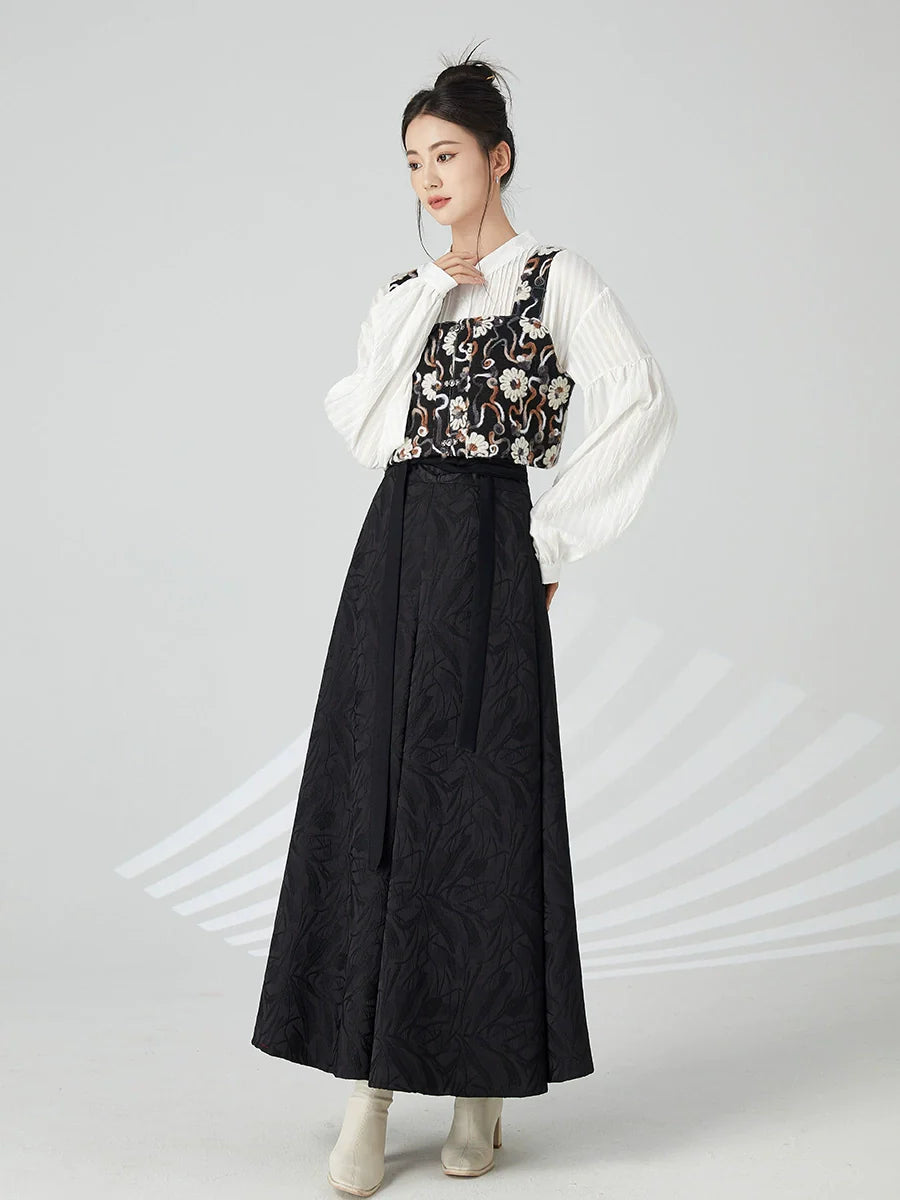 Ming Dynasty x Hanfu Bustier: Night River 泠栖