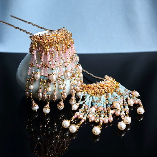Hair Pins: Pearl Princess