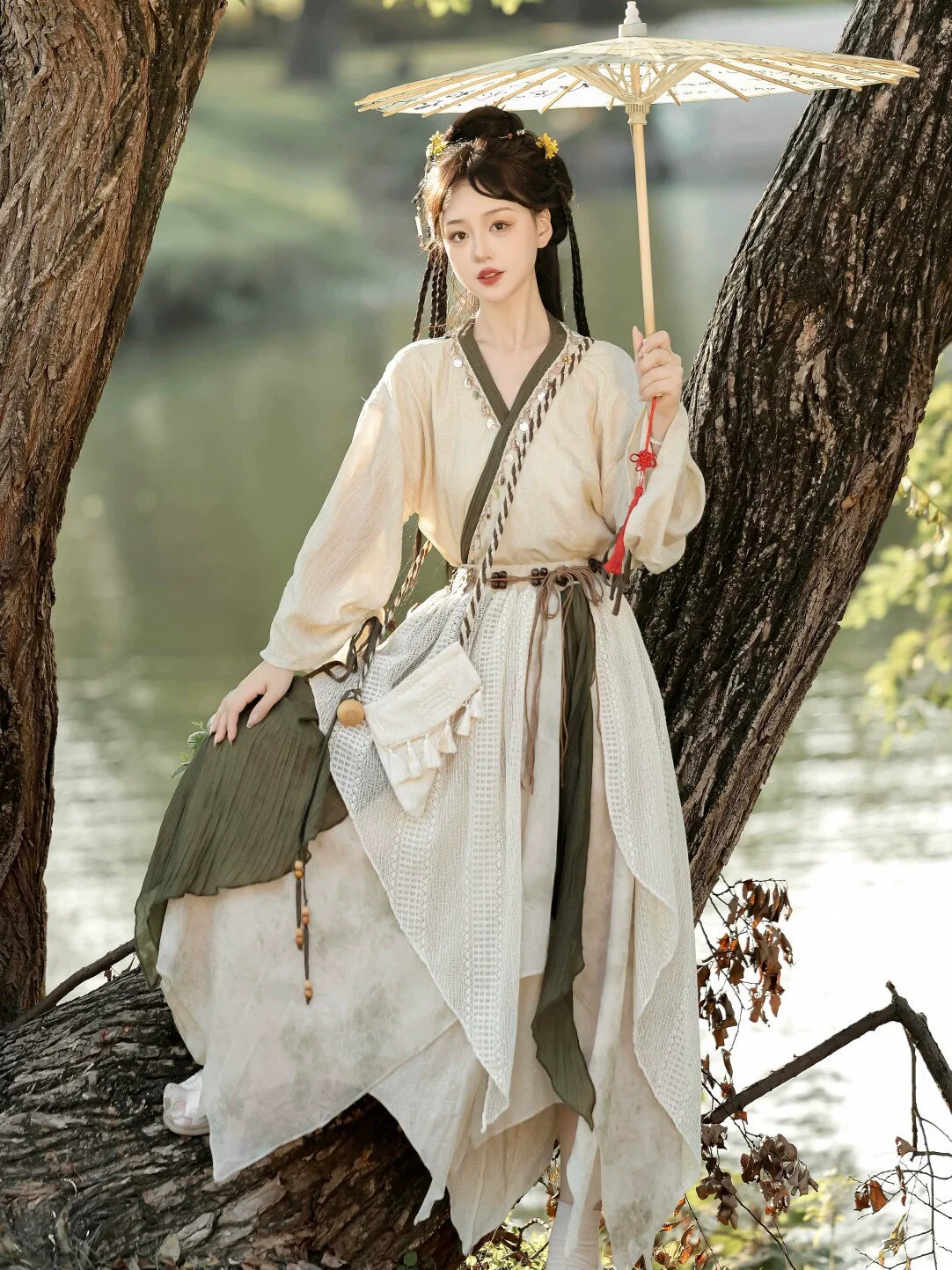 New Chinese Style, Modern Hanfu, Travelling Lotus