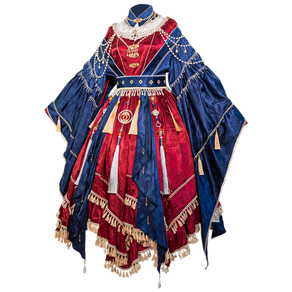 Qi Lolita Ming Dynasty Hanfu Opera Style Costume, Xiqu 戏曲