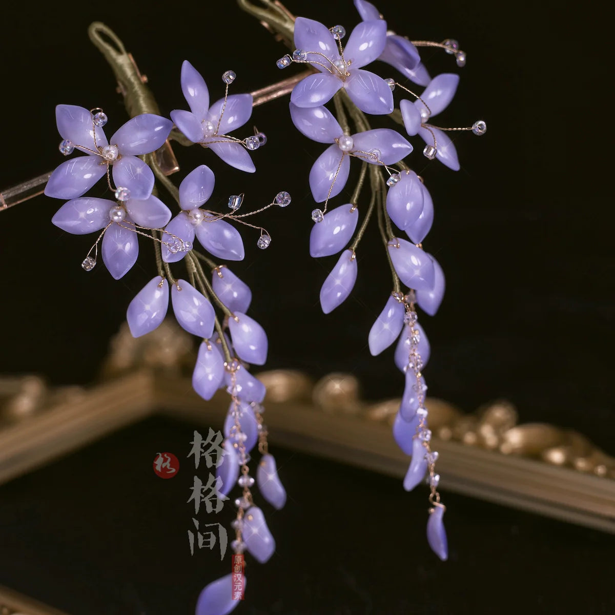 Hair Pins: Spring Rain