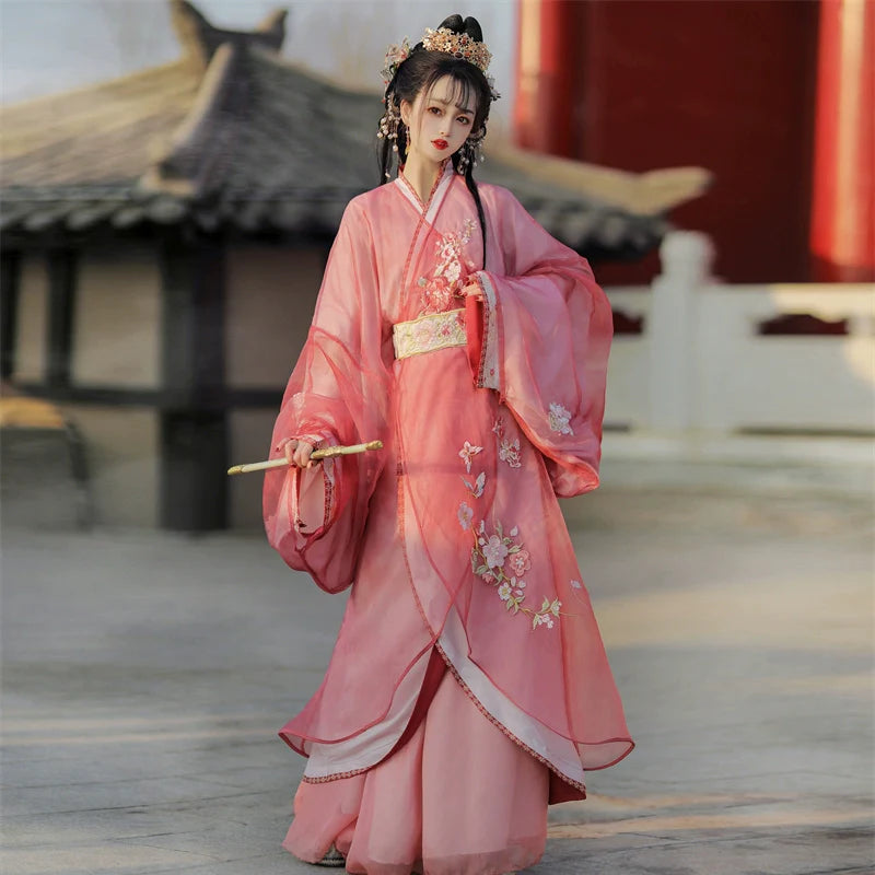 Dancing Fairy - Warring States and Han Dynasty Straight Hem Robe