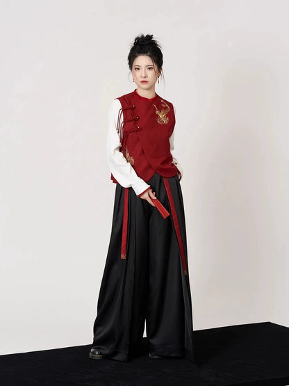New Chinese Style Festive Outfit, Fire Sparrow 火雀 (Preorder)