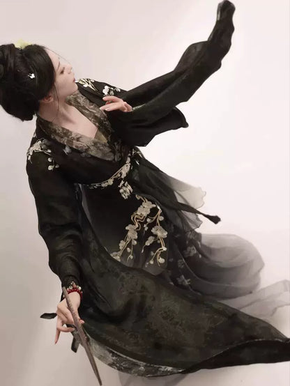 Unstained 不染尘 - Wei Jin Wuxia Style Qiyao Ruqun (Preorder)