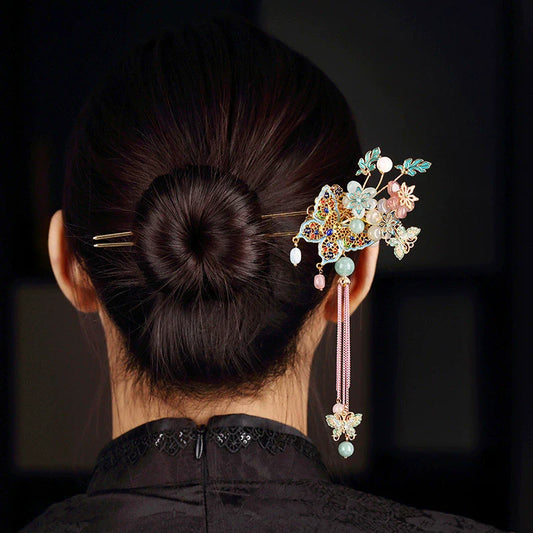 Antique U-shaped Hair Stick: Princessia