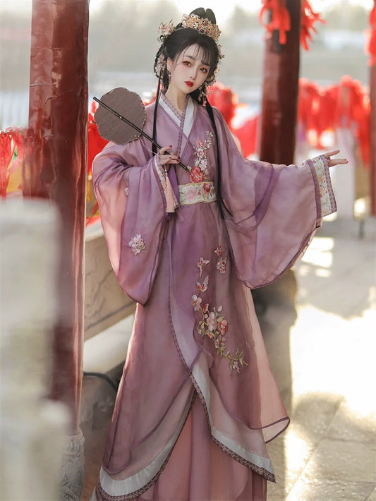 Dancing Fairy - Warring States and Han Dynasty Straight Hem Robe