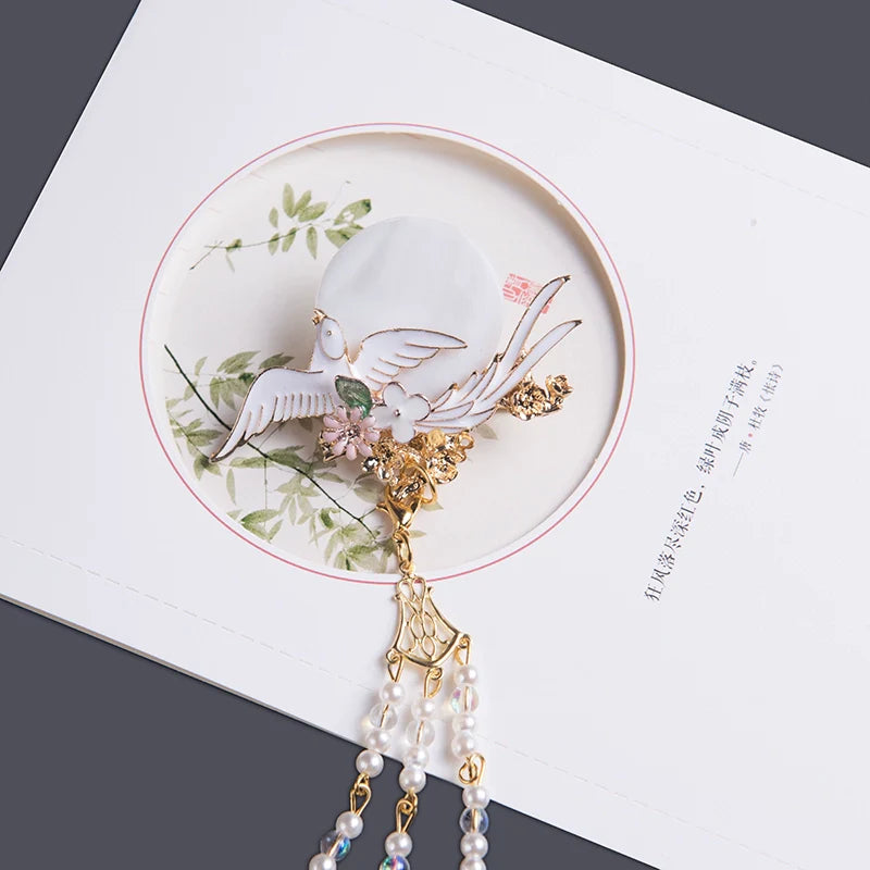 Hair Clips: Crane