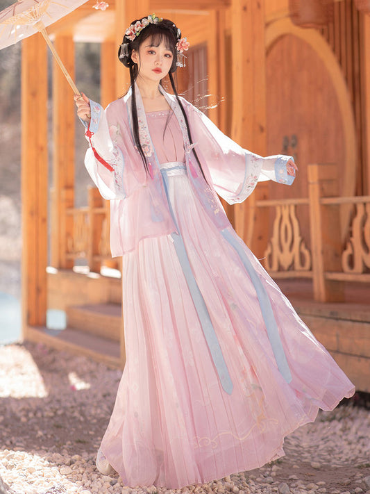 Peach Kitty  桃气喵喵 - Song Dynasty Style Qiyao Ruqun Hanfu