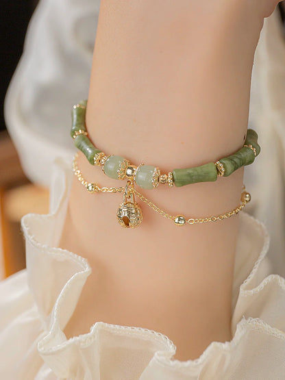 Jade Bamboo Bracelet