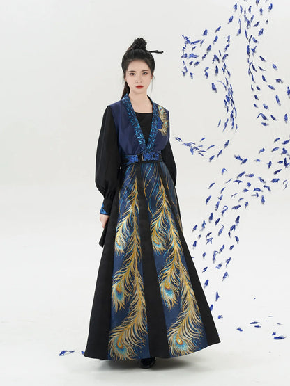 Tang Dynasty JX3 Inspired Modern Hanfu, Yinzhu 飒翎银竹 (Preorder)