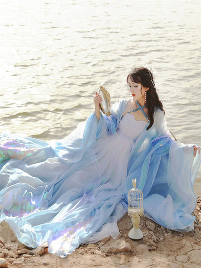 Dragon Princess 龙女 - Tang Dynasty Style Hanfu Dress Heziqun